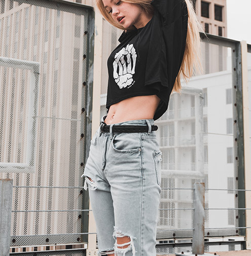 Editorial fashion portrait